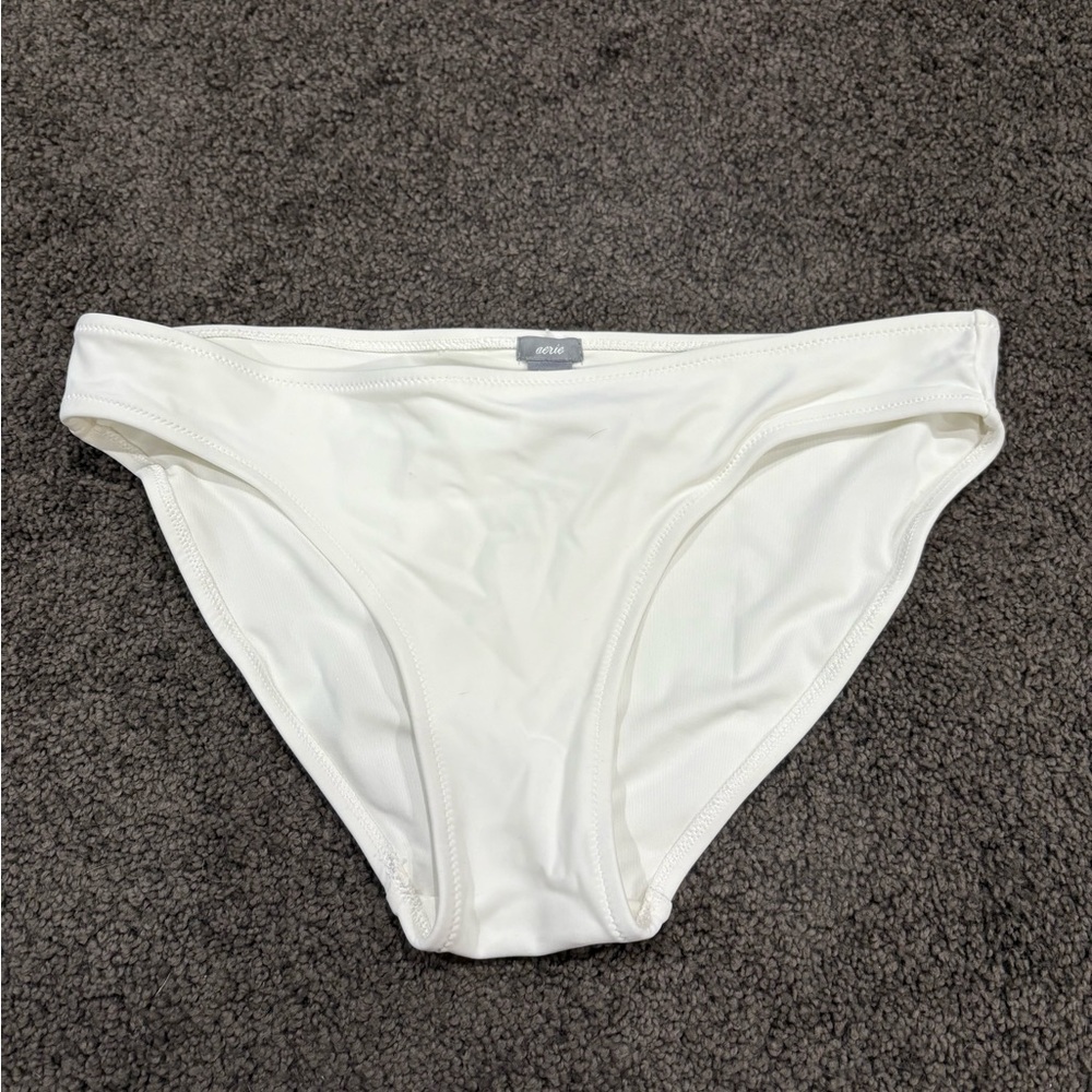 Aerie White Bikini Bottoms